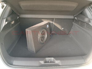 Opel Astra GSe Typ L Soundupgrade Subwoofer Rockford Fosgate Slim