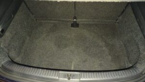 the inside of a car trunk