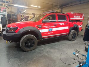 Ford Ranger Feuerwehr Radio Kamera