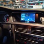 Audi A4 Subwoofer Radioupgrade Dynavin Android Auto Apple Carplay