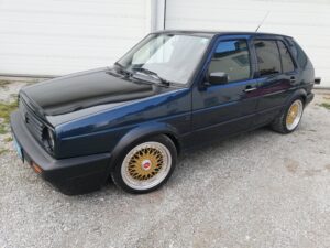 VW Golf 2 Tieferlegung BBS