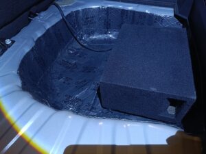 Renault Clio 5 Subwoofer Reserferad Mulde gedämmt QXB6